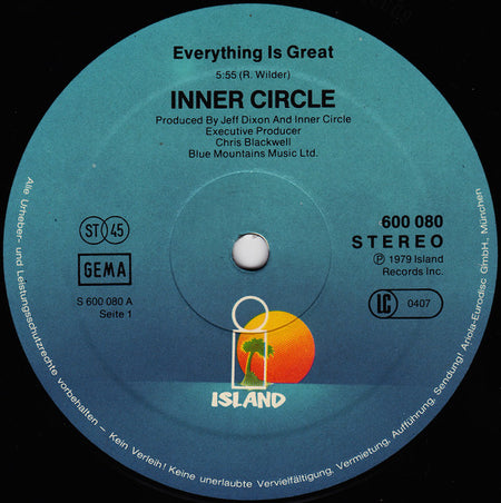 Inner Circle : Everything Is Great / Mary Mary (12", Single)