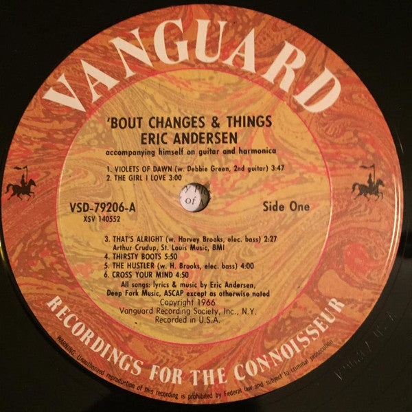 Eric Andersen (2) : 'Bout Changes & Things (LP, Album, RE)