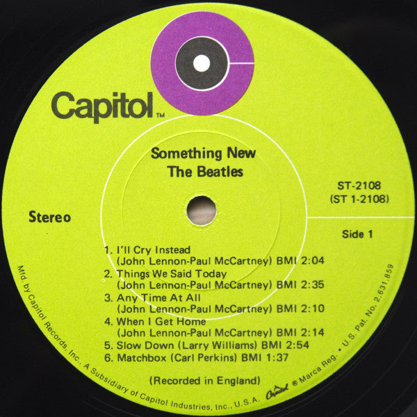 The Beatles : Something New (LP, Album, RE, Los)