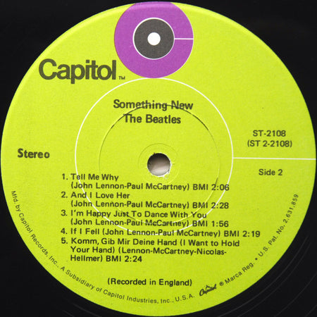The Beatles : Something New (LP, Album, RE, Los)