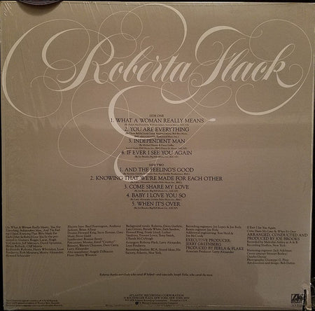 Roberta Flack : Roberta Flack (LP, Album, RI )