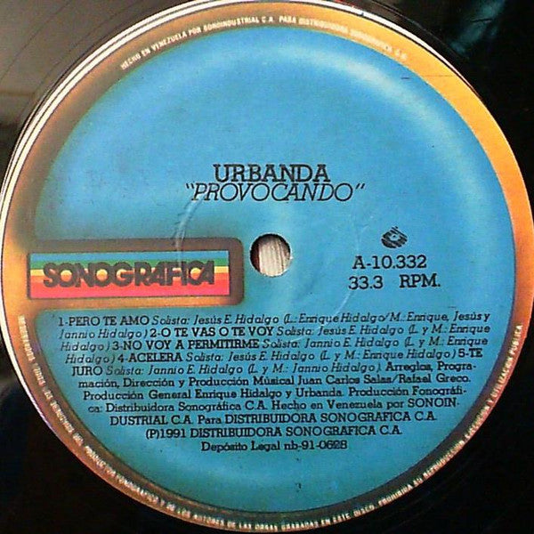 Urbanda : Provocando (LP, Album)