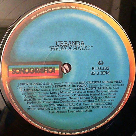 Urbanda : Provocando (LP, Album)