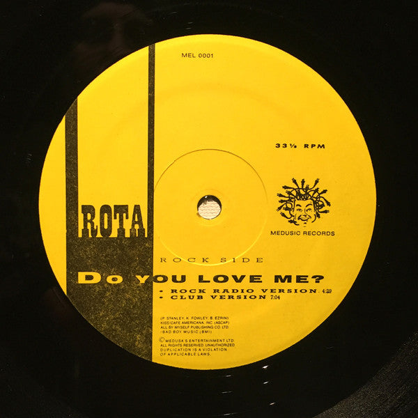 Rights Of The Accused : Do You Love Me? (12", Smplr, S/Edition)