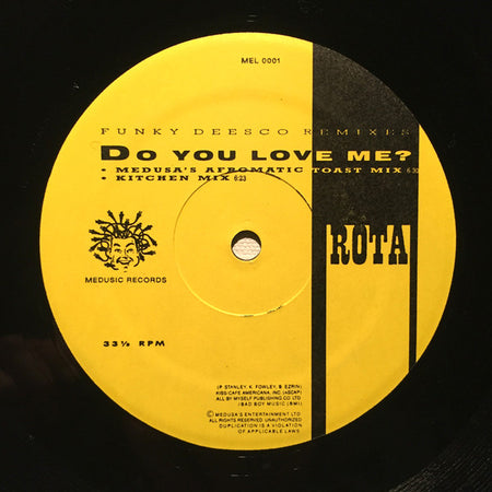 Rights Of The Accused : Do You Love Me? (12", Smplr, S/Edition)