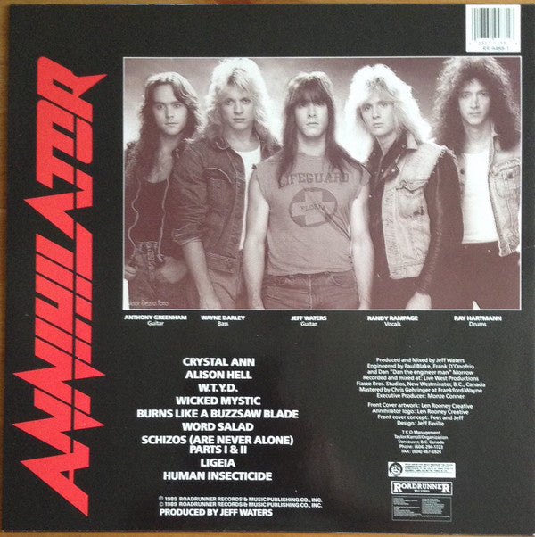Annihilator (2) : Alice In Hell (LP, Album)