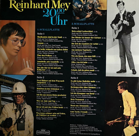 Reinhard Mey : 20.00 Uhr (2xLP, Album)