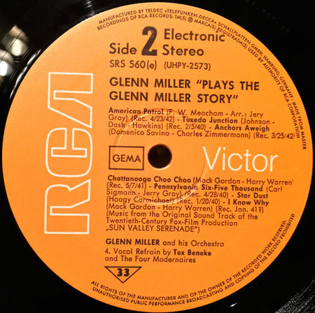 Glenn Miller And His Orchestra : Glenn Miller Story (LP, Comp, Gat)