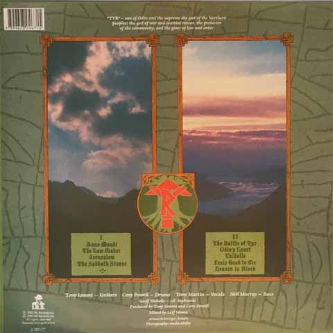 Black Sabbath – Tyr LP Blue Vinyl